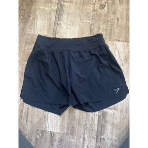 Gymshark Lightweight Casual Athletic Shorts XL Black w liner